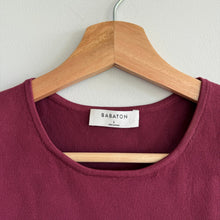 Load image into Gallery viewer, Aritzia Babaton Scuplt Knit Racerback Crew Neck Cropped Tank Top Red L
