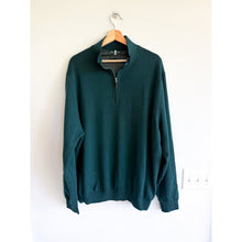 Load image into Gallery viewer, Fairway &amp; Greene Baruffa Merino Long Sleeve Pullover Windsweater Green XXL
