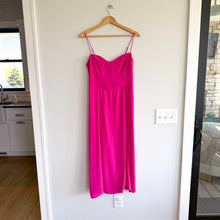 Load image into Gallery viewer, Abercrombie &amp; Fitch Camille Sleeveless Smocked Midi Dress Pink MT
