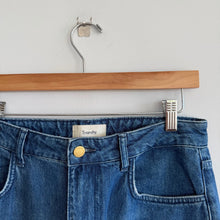 Load image into Gallery viewer, Triarchy Organic Cotton Denim Ms Fonda High Rise Wide Leg Jeans Blue 29
