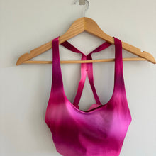 Load image into Gallery viewer, Athleta Malibu Bikini Top A-C Surf Blur Fuschia Pink M
