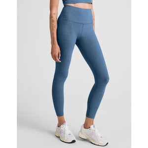 Beyond Yoga Spacedye Caught In The Midi High Waist Activewear Leggings Blue L