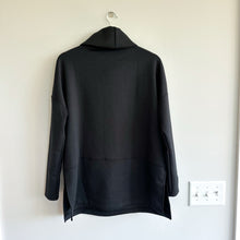 Load image into Gallery viewer, Dear Scarlett Jet Set Vienna Cowl Neck Long Sleeve Pullover Black L NWT
