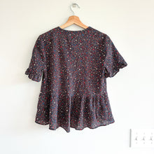 Load image into Gallery viewer, Madewell Studio Ruffle-Hem Top in Starry Night
