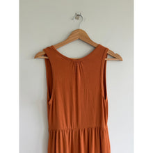 Load image into Gallery viewer, Anthropologie Saturday Sunday Marina Tiered Wide Leg Jumpsuit Terracotta XS
