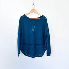 Load image into Gallery viewer, Free People Not Cold In This Lace Top Deep Jewel S NWT
