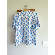 Load image into Gallery viewer, Roller Rabbit Romy The Rabbit Livy Pajama Shorts Set Blue L NWT
