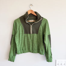 Load image into Gallery viewer, We The Free Frankie Funnel Quarter Zip Pullover Long Sleeve Sweater Green S
