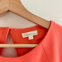 Load image into Gallery viewer, Shoshanna Allie Fit and Flare Cut-Out Back Sheath Dress Orange 4
