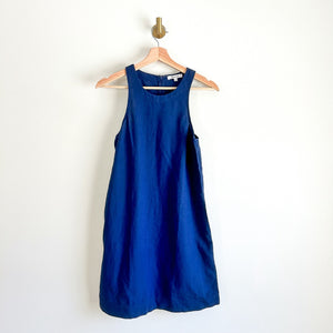 Madewell Cutaway Tank Sleeveless Mini Dress Blue 2XS