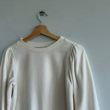 Load image into Gallery viewer, A New Day Puff Balloon Sleeve Pullover Sweatshirt Ivory XS
