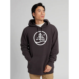 Burton Family Tree Long Sleeve Pullover Hoodie Sweatshirt True Black M NWT