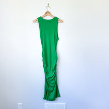 Load image into Gallery viewer, Michael Stars Wren Ribbed Midi Dress Field Green M
