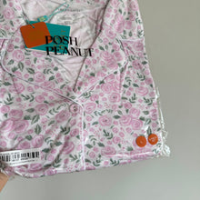 Load image into Gallery viewer, Posh Peanut Annabeth Floral Print Luxe Pajama Shirt Pink L NWT
