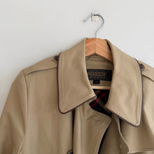 Load image into Gallery viewer, Pendleton Lined Button Front Belted Collared Trench Coat Tan 10
