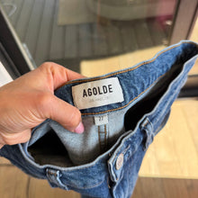Load image into Gallery viewer, AGOLDE Merrel High Rise Slim Straight Denim Jeans Blue 27
