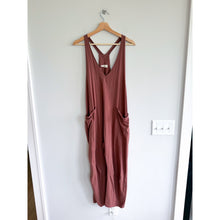 Load image into Gallery viewer, New In Sleeveless Loose Fit Knit Casual Baggy Jumpsuit Brown S
