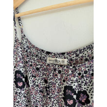 Load image into Gallery viewer, Natural Life Floral Print Sleeveless Tiered Maxi Dress Black XS NWT
