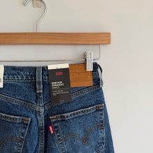 Load image into Gallery viewer, Levi's Ribcage Straight Ankle Denim High Rise Jeans Blue 23 NWT
