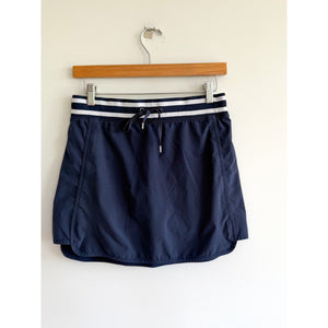 Athleta Sonara Drawcord Waist Stretch Mini Activewear Skort Blue 2