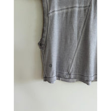 Load image into Gallery viewer, Lululemon Broken Beats Crew Neck Cropped Tank Top Washed Glacier Grey
