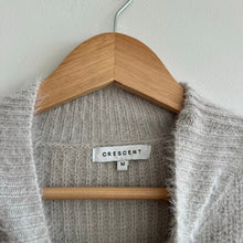 Load image into Gallery viewer, Crescent Plush Balloon Long Sleeve Sweater Gray M
