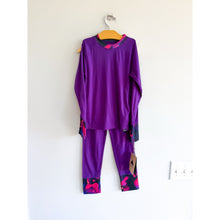 Load image into Gallery viewer, Burton Merino Wool Long Sleeve Crew Neck Base Layer Set Purple 5 NWT
