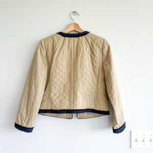 J. Crew Quilted Safari Jacket Khaki 2