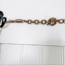 Load image into Gallery viewer, Burberry Snake Embossed Chain Long Necklace
