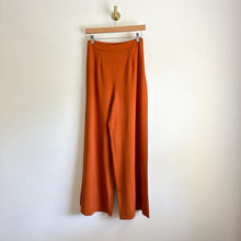 Load image into Gallery viewer, Hello Molly So Automatic High Rise Wide Leg Casual Pants Rust Brown S
