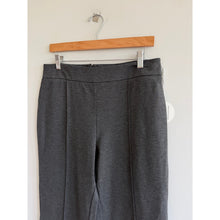 Load image into Gallery viewer, Staud Knack Seamed High Rise Flared Leg Casual Pants Gray L NWT
