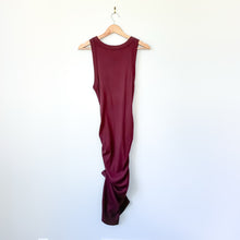 Load image into Gallery viewer, Michael Stars Wren Ribbed Midi Dress Espresso Brown M
