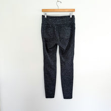 Load image into Gallery viewer, Athleta Herringbone Metro High Waisted Leggings Black M
