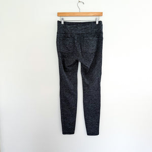 Athleta Herringbone Metro High Waisted Leggings Black M