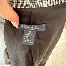 Load image into Gallery viewer, Brooks Brothers Stellita Fit Wool Houndstooth Blazer Black/White $498
