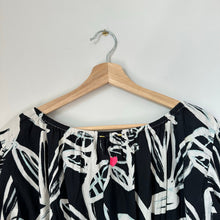 Load image into Gallery viewer, Kerri Rosenthal Harbor Sing Sing Midi Dress Black/White M
