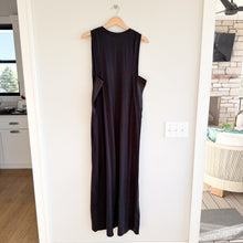 Load image into Gallery viewer, ATM Sleeveless Cotton Tank Midi Dress Black L
