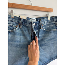 Load image into Gallery viewer, Agolde Parker Long Loose Fit Vintage Denim High Rise Short Occurence Blue 30 NWT
