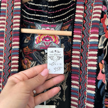 Load image into Gallery viewer, Johnny Was Claude Velvet Tier Duster Cardigan S NWT
