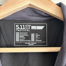 Load image into Gallery viewer, 5.11 Tactical 1/4 Zip Mixed Media Long Sleeve Pullover Gray/Black S

