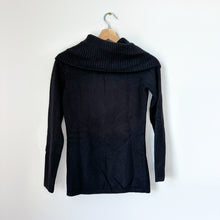 Load image into Gallery viewer, Anne Klein Cashmere Knit Cowl Neck Pullover Sweater Black S
