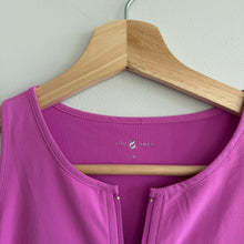 Load image into Gallery viewer, Lou &amp; Grey Wanderweave Zip-Up Sleeveless Athletic Dress Fuschia Pink XS
