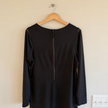 Load image into Gallery viewer, Athleta Industry Weekend Merino Wool Blend Long Sleeve Dress Black L
