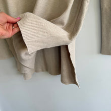 Load image into Gallery viewer, French Connection Babysoft Cowl Turtleneck Pullover Sweater Cream M
