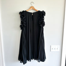 Load image into Gallery viewer, Hudson Gray Ruffles Pleated Mini Dress Black S
