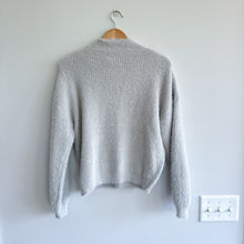 Load image into Gallery viewer, Crescent Plush Balloon Long Sleeve Sweater Gray M

