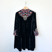 Load image into Gallery viewer, Johnny Was Claude Velvet Tier Duster Cardigan S NWT
