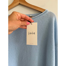 Load image into Gallery viewer, Joie Ivern Cashmere Drop Shoulder Pullover Sweater Powder Blue M NWT
