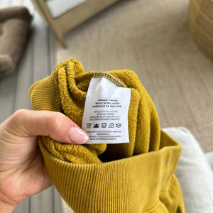 Nike Cotton Fleece Drawstring Waist Jogger Sweatpants Yellow