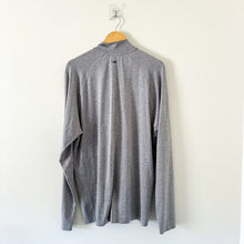 Load image into Gallery viewer, Rhone 1/4 Zip Pullover Long Sleeve Mock Neck Outdoor Activewear Shirt Gray L
